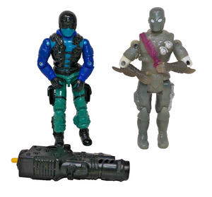 Hasbro 1992 GI Joe Action Figures Beach-Head Ranger Snake-Eyes Covert Specialist