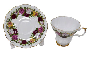 Royal Imperial Summer Time Bone China Tea Cup & Saucer