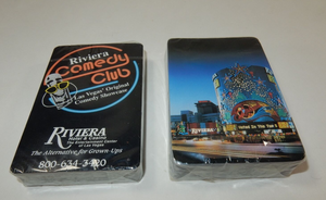 Riviera Hotel & Casino Comedy Club Playing Cards Las Vegas 2 Decks SEALED