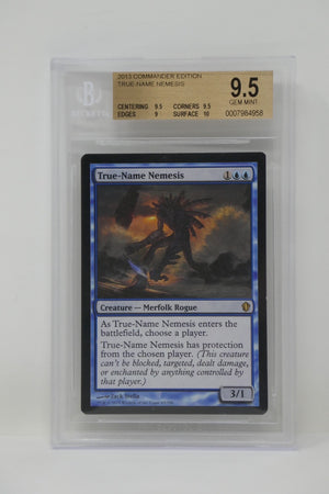 Magic The Gathering MTG 2013 Commander True-Name Nemesis 🔥Beckett 9.5 GEM MINT*