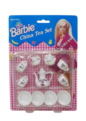 Chilton Toys 1994 Barbie Miniature China Tea Set
