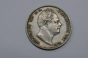 Great Britain 1864 William IV 6 Pence Six Pence Silver Coin