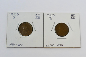 U.S Mint 1923-S Lincoln Memorial Cent 1C Penny Bronze Coins