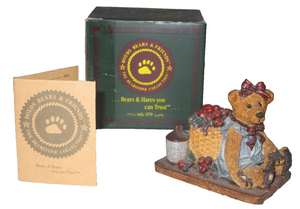 Boyds Bear Bailey…In the Orchard w/Original Box & COA