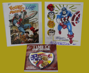 Timely Confidential by Allen Bellman w/ Signed Art & Sketch RARE
