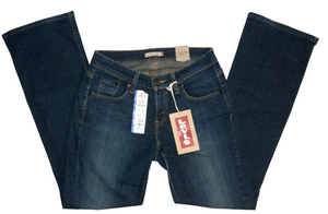Levi's 529 Curvy Boot Cut Mid Rise Blue Jean Size 6 Medium NWT