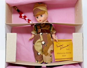 Madame Alexander Welcome Home Desert Storm Military 8" Blonde Doll #913