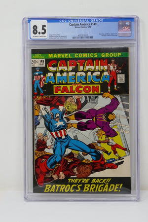 Marvel Comics 1972 Captain America and The Falcon #149 CGC 8.5 Nick Fury Batroc