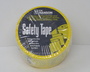 CH Hanson Safety Caution Barricade Tape 3" x 300' #14001 NEW