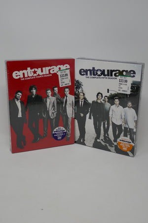 Entourage - The Complete Fourth Season Fifth Season (DVD, 2015, 3-Disc Set) NEW