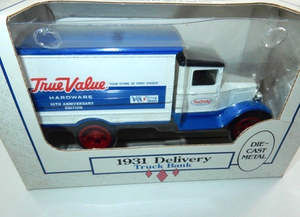 ERTL 1931 True Value Delivery Truck Die Cast Metal Bank NEW