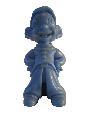 Louis Marx / Walt Disney 1972 Blue Dopey Plastic Figurine