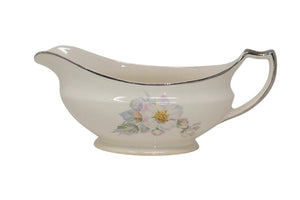 Limoges China Co Gravy Boat ~ Dogwood Blossom