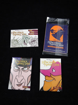 Disney Hunchback of Notre Dame Movie Promo Button Set w/Skybox Cards