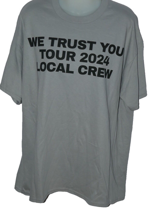Future And Metro Boomin We Trust You 2024 Tour Crew XL T-Shirt