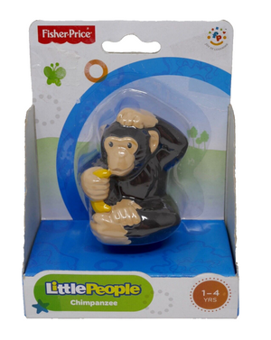 Fisher Price Little People Zoo Chimpanzee Monkey with Banana SEALED