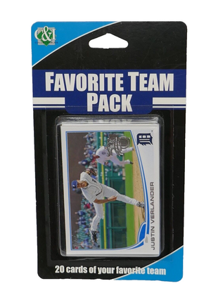 C&I Collectibles Topps Favorite Team Pack Baseball Cards ~ Detroit Tigers