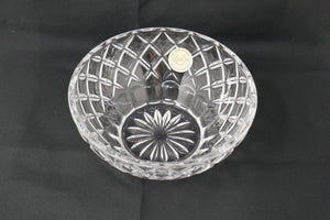 Lenox Lead Crystal Diamond 5" Candy Nut Dish Bowl Czech Republic