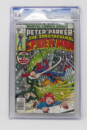 Marvel Comics 1977 Spectacular Spider-Man #4 CGC 9.6 Near Mint +