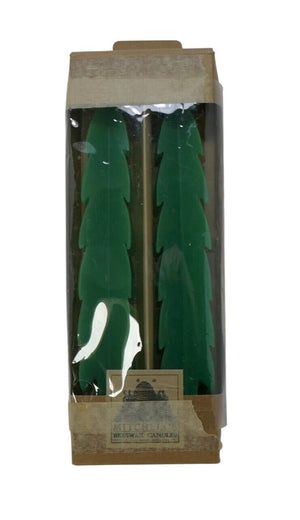 Mitchell's Beeswax Candles 11" Pine Trees