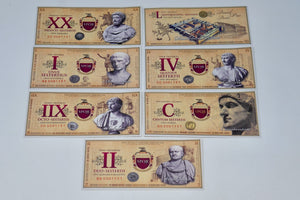 Roman Empire 2007 Fantasy Banknotes 7pc Set