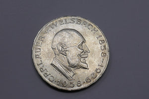 Austria 1958 Auer von Welsbach 25 Schilling Silver Coin