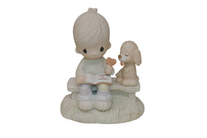 Precious Moments Loving Is Sharing Porcelain Figurine #E-3110/B