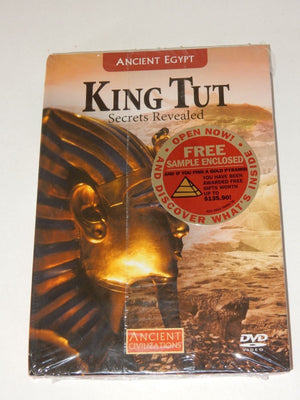 Ancient Civilization: Egypt King Tut: Secrets Revealed ~ DVD & Book SEALED