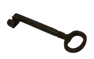 Large Antique Cast Iron Steel 7 inch Skeleton Key