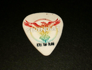 Sevendust Clint Lowery St. Louis Cardinals 2015 Kill The Flaw Tour Guitar Pick