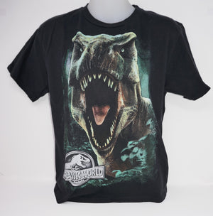 Jurassic World T-Rex Dinosaur Movie Medium Black T-Shirt