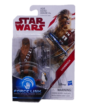 Hasbro Disney Star Wars Chewbacca Force Link Last Jedi With Porg Action Figure