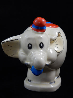 Edasa #601 Ceramic Circus Elephant Figurine ~ Made in Brazil