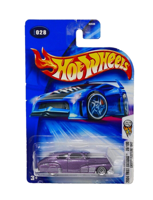 Hot Wheels 2004 First Editions 28/100 Chevy Fleetline 1947 Lavender Die Cast Car