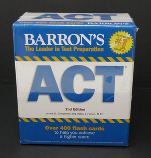 Barron's Test Prep: Barron's ACT 2nd Edition Flash Cards 400+ Flash Cards SEALED