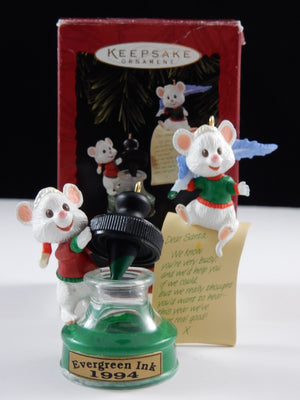 Hallmark Keepsake Ornament 1994 Dear Santa Mouse Hang Together