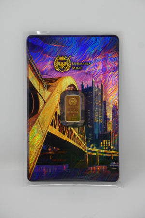 Germania Mint 2026 ANA Pittsburgh 1g .9999 Gold Bar 2500 Limited Edition SEALED