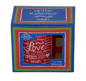 Christian Brands Written Reflections Red Love 11 oz Ceramic Coffee Mug NRFB