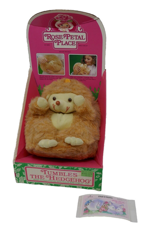 Kenner 1984 Rose Petal Place Tumbles the Hedgehog Plush RARE