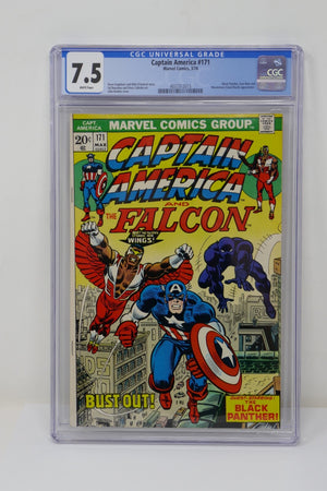 Marvel Comics 1974 Captain America and The Falcon #171 CGC 7.5