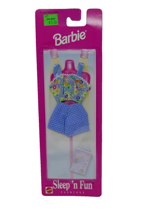 Mattel 1997 Barbie Sleep ‘n Fun Fashions 68021-95