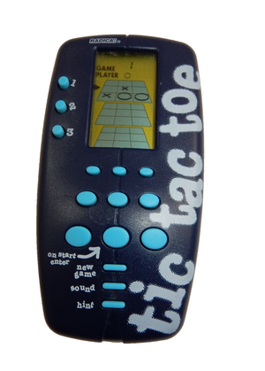 Radica 1998 Pocket Tic Tac Toe Electronic Handheld Game WORKS