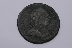 United Kingdom 1775 George III Great Britain 1 Farthing Copper Coin