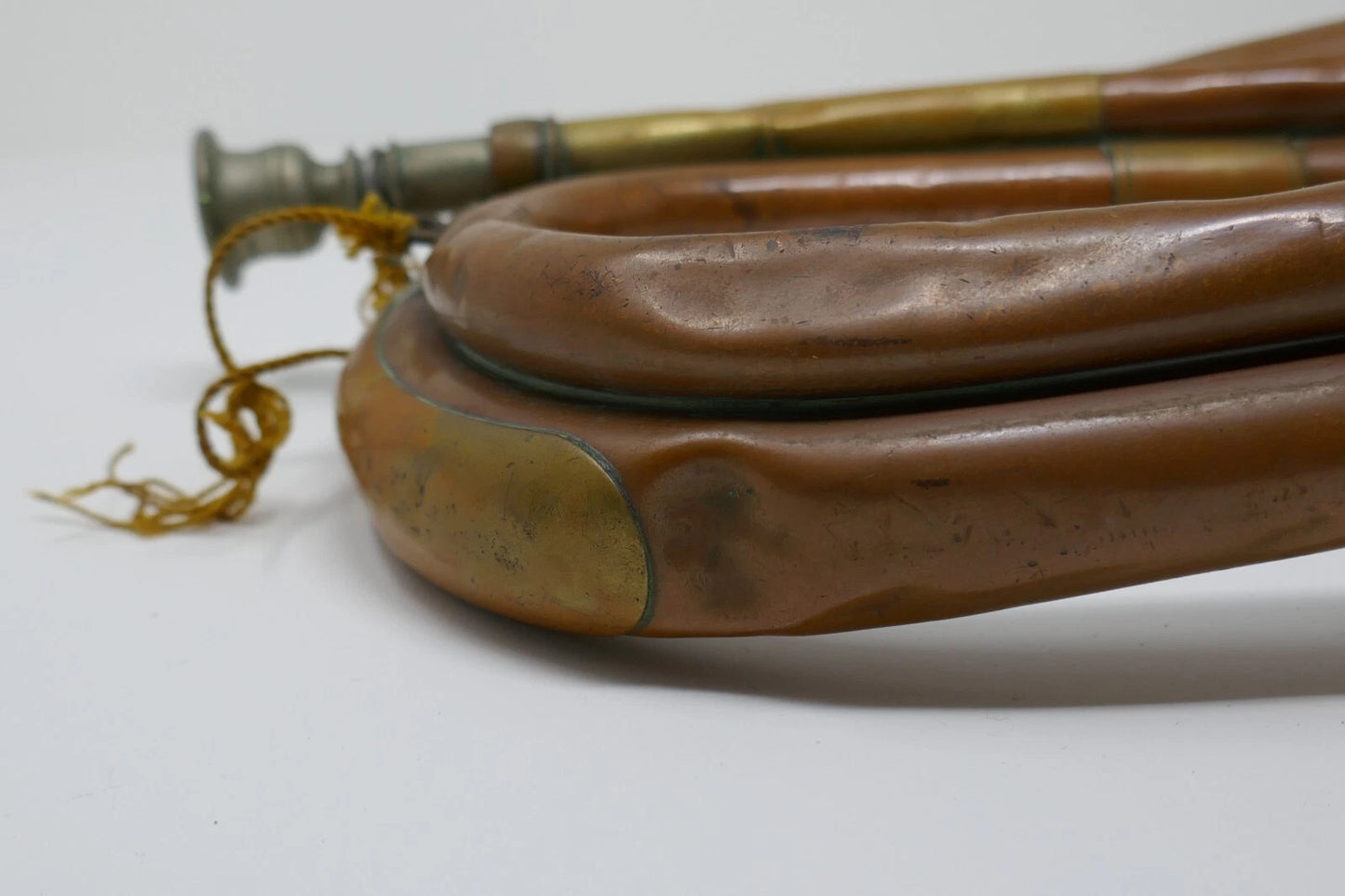 Antique British Canadian Military Duty Bugle A.K.A. M1855 by Beare & Son RARE