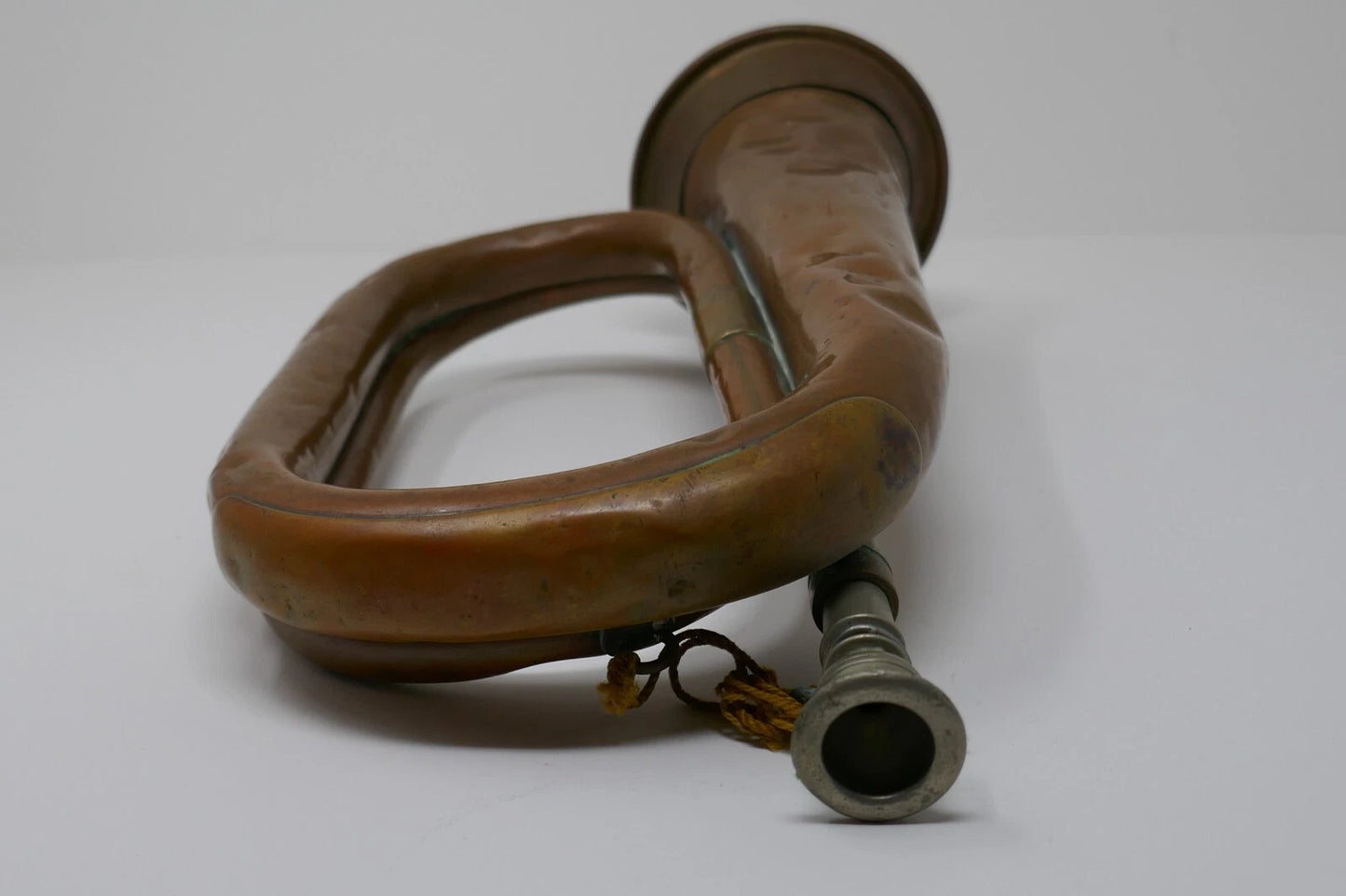 Antique British Canadian Military Duty Bugle A.K.A. M1855 by Beare & Son RARE