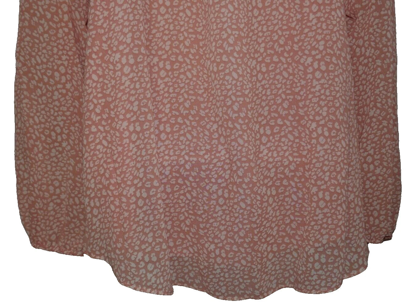 Women Boho Floral Print V Neck Long Puff Sleeve XL Blouse Shirts