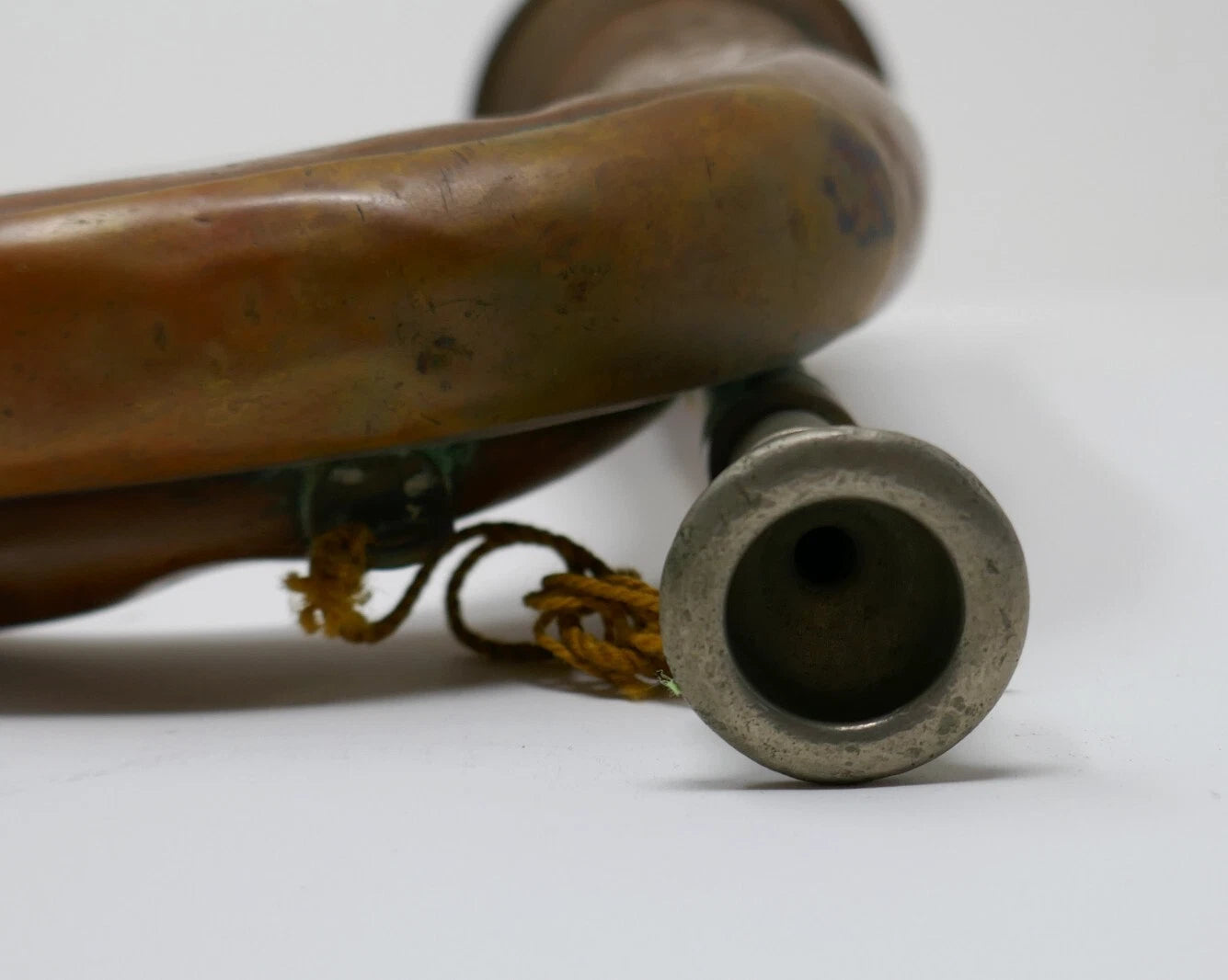 Antique British Canadian Military Duty Bugle A.K.A. M1855 by Beare & Son RARE