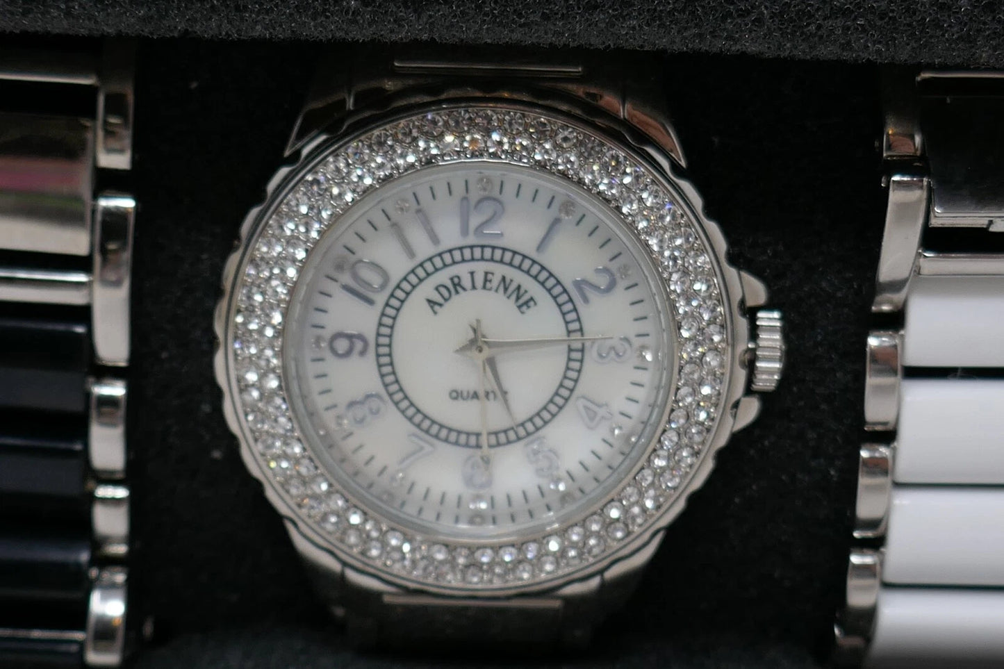 Real Collectibles By Adrienne Quartz Watch with Interchangeable Bands