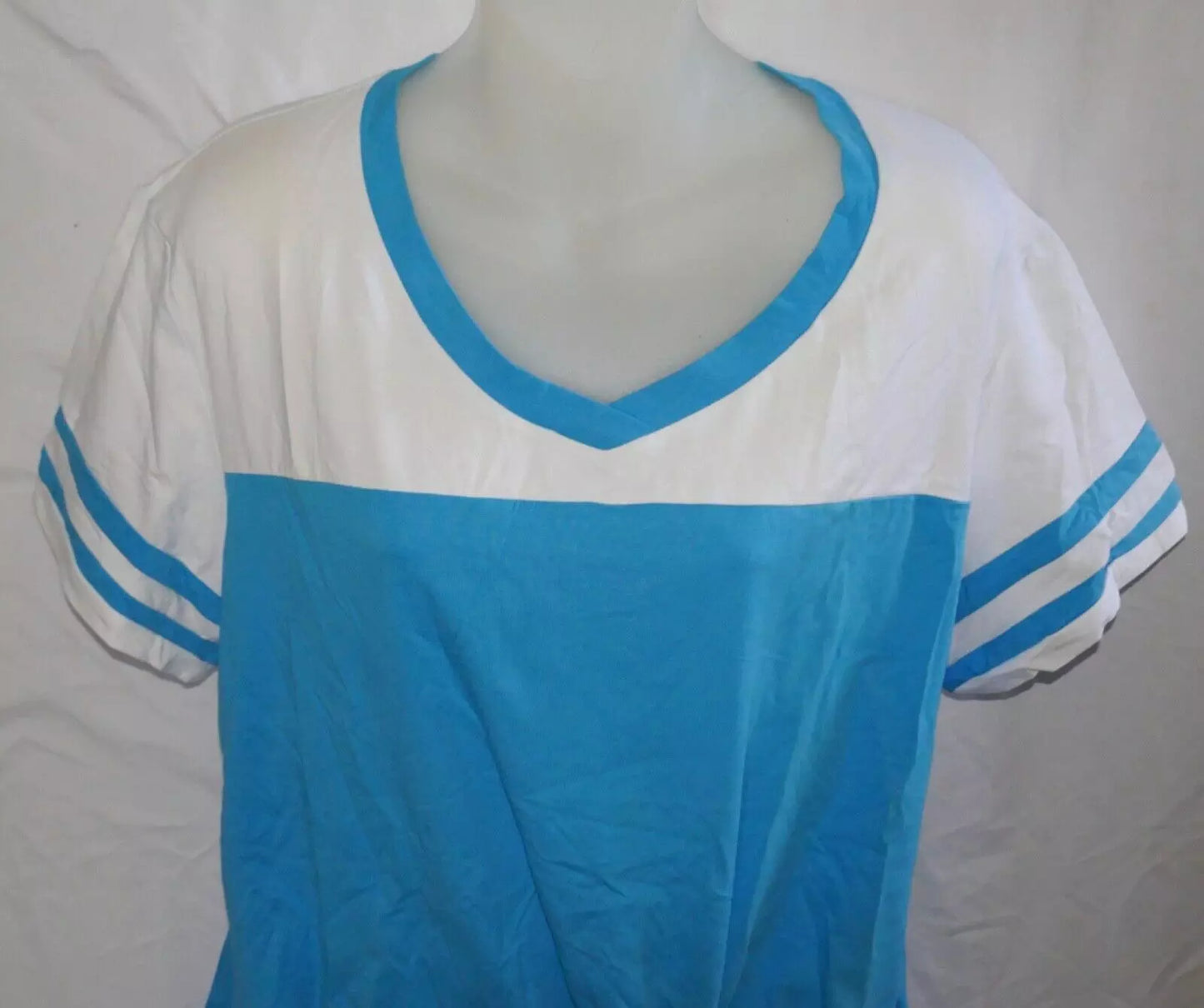 Women's Casual V Neck Twist Knot Short Sleeve T-Shirt