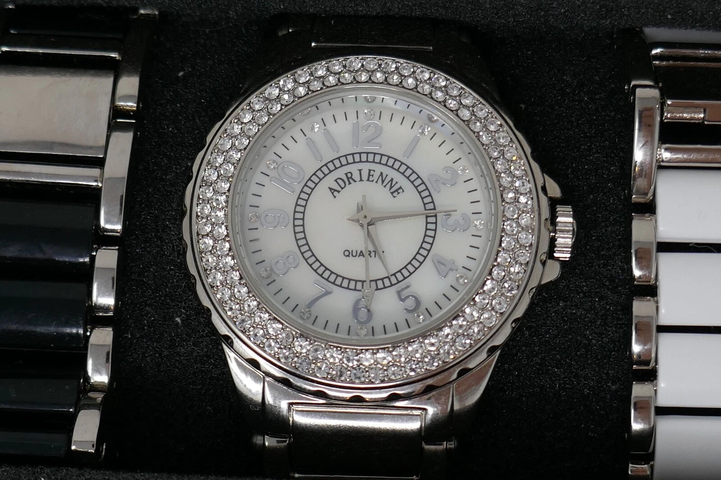 Real Collectibles By Adrienne Quartz Watch with Interchangeable Bands